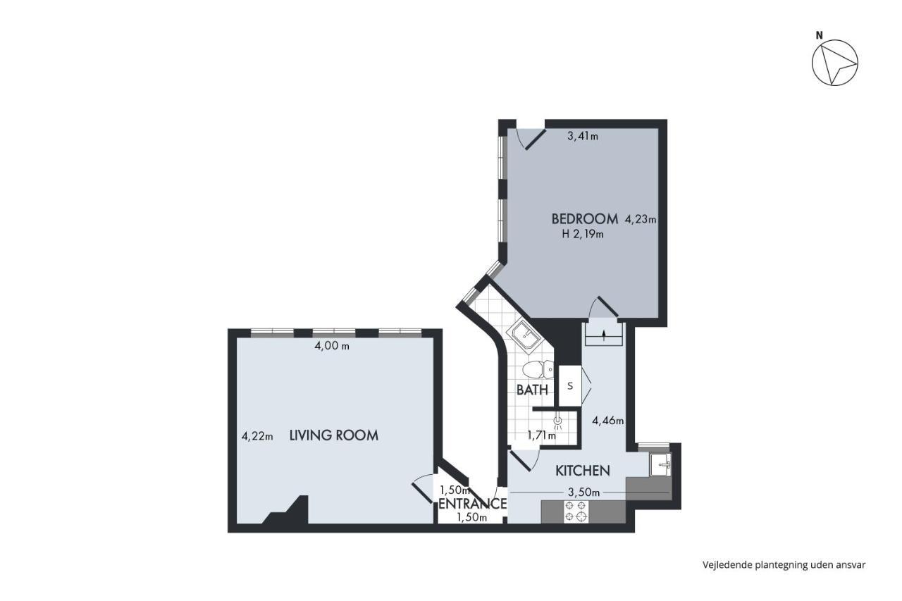 Sanders Central - Cute One-Bedroom Apartment In The Middle Of It All Копенгаген Екстер'єр фото